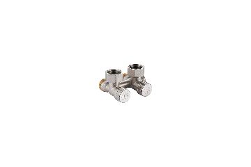 Giacomini R384 Ду15 РУ10 присоединение 1/2"х3/4" для одно- и двухтрубных систем