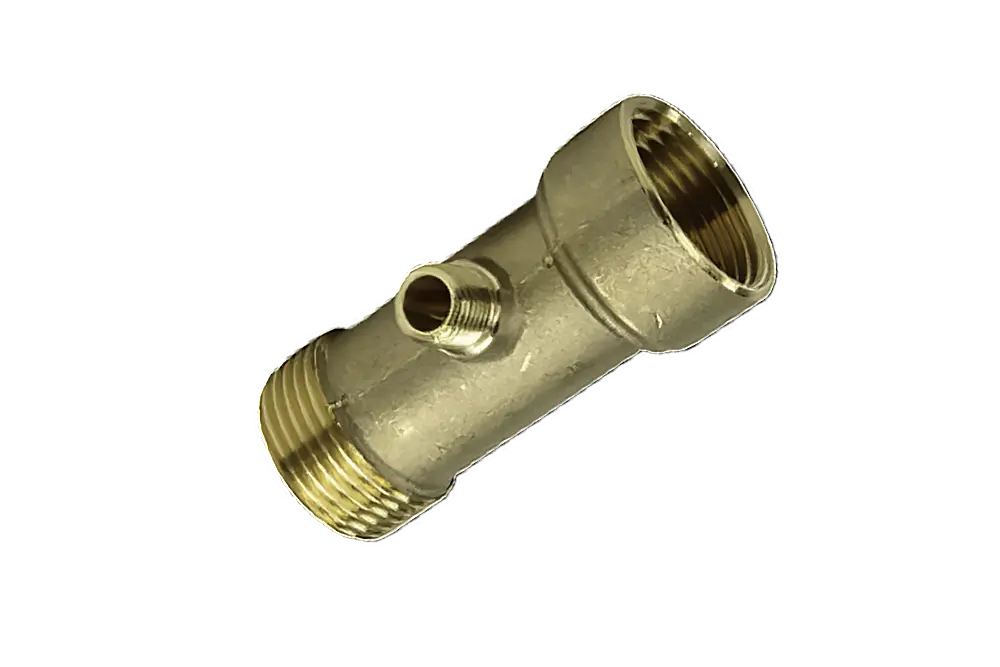 Штуцер трехвыводной 2х1"+1х1/4" лат Unipump 17191 — фото 1