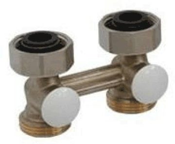 Giacomini R387L Ду20 РУ10 присоединение 3/4"х3/4" для двухтрубных систем