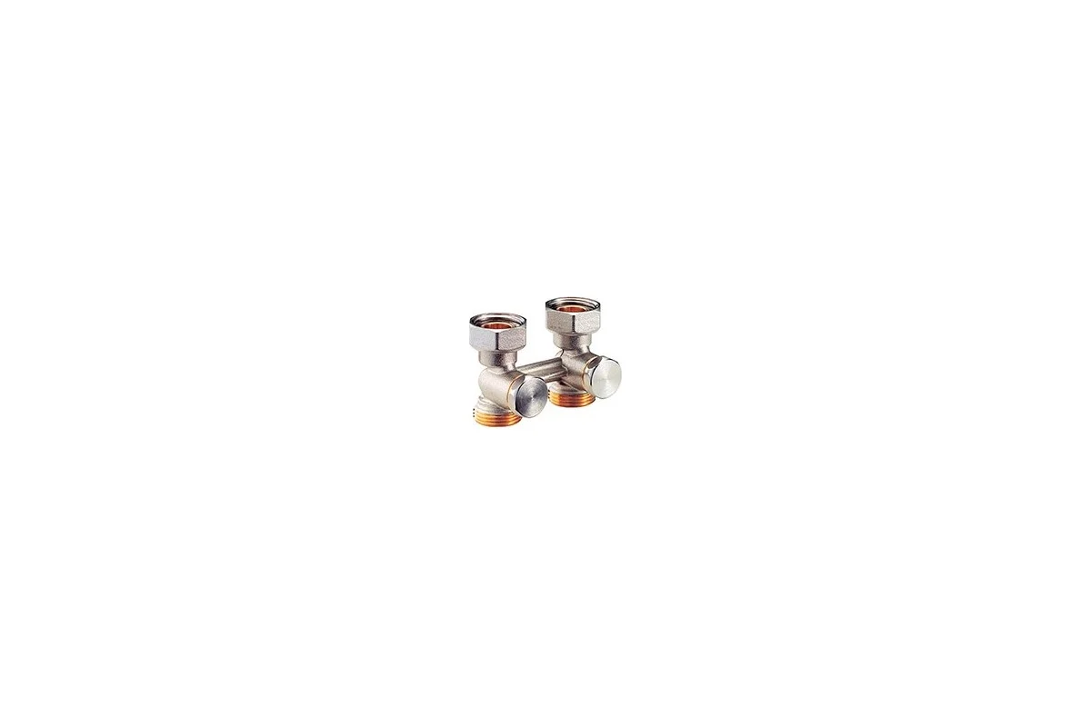 Giacomini R383 Ду20 Ру10 присоединение 3/4"х3/4" для одно- и двухтрубных систем — фото 2