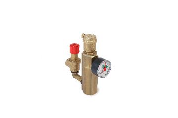 Группа безопасности котлов GIACOMINI R554F 1" 50кВт Ду25 Ру10 с предохранительным клапаном на 3бар, для замкнутых систем теплоснабжения