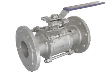 Кран шаровый фланцевый под привод нержавеющий (3PC), AISI304 DN100 (4"), (CF8), PN16