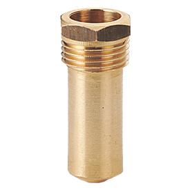 Гильза лат R227-1 G1/2" НР д/датчик темп Giacomini R227Y003