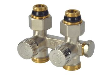 Giacomini R383 Ду20 Ру10 присоединение 3/4"х3/4" для одно- и двухтрубных систем