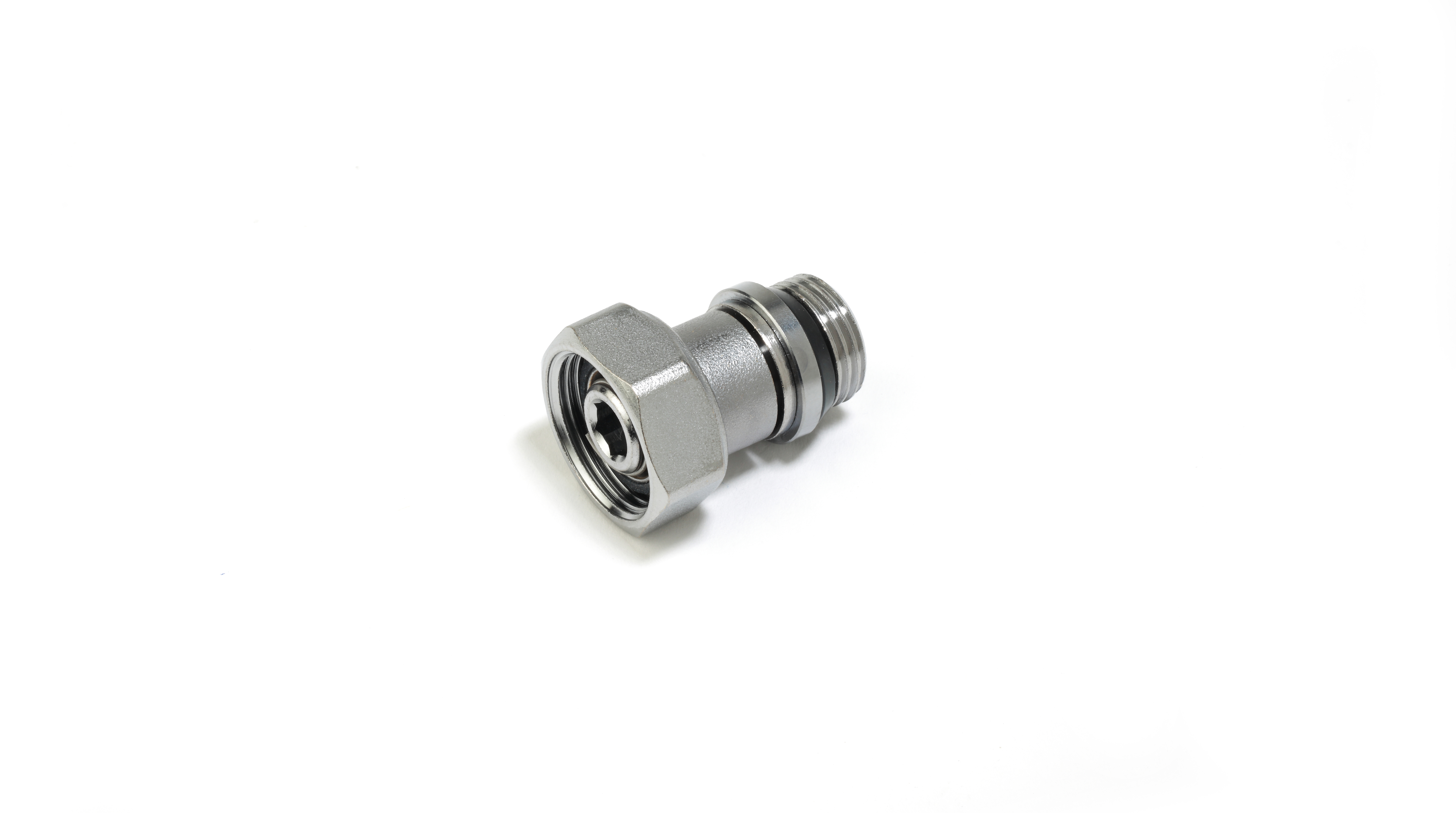 Giacomini R173TG Ду15 Ру10 присоединение 1/2"х3/4"НГ штуцер с герметичной прокладкой