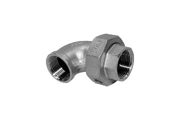 Американка угловая вр/вр нержавеющая, AISI304 DN20 (3/4"), (CF8), PTFE, PN16