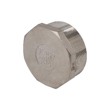 Заглушка Н/Р 6-ти гранная нержавеющая, AISI304 DN 8 (1/4"), (CF8), PN16