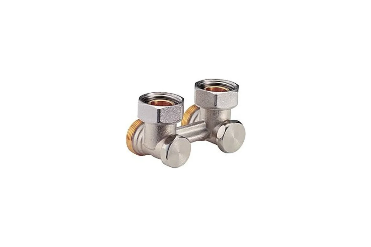 Giacomini R387L Ду15 РУ10 присоединение 1/2"х3/4" для двухтрубных систем — фото 1